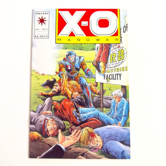 X-0 Manowar #17 - Valiant Comics - 1993 Superhero Comic Book - Picture 1 of 2